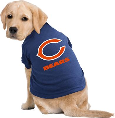 Show full view: Littlearth NFL Dog & Cat Tee Shirt, Chicago Bears, X-Small slide 3 of 6