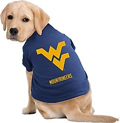 Littlearth NCAA Dog & Cat Tee Shirt, West Virginia Mountaineers, X-Large slide 2 of 5