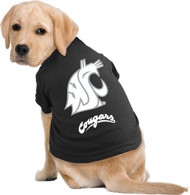 Show full view: Littlearth NCAA Dog & Cat Tee Shirt, Washington State Cougars, Small slide 3 of 7