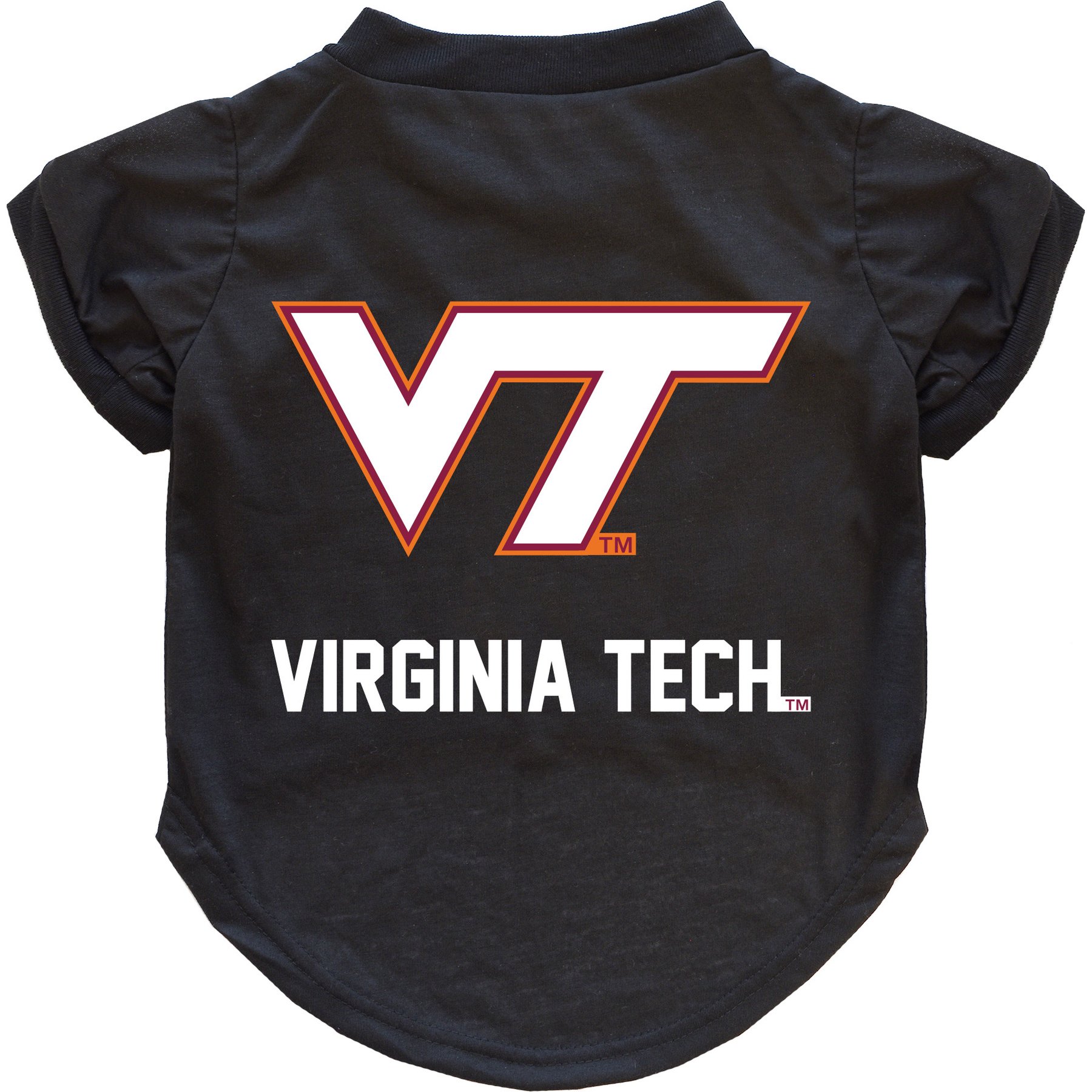 Littlearth NCAA Dog & Cat Tee Shirt, Virginia Tech Hokies, X-Large
