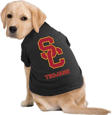 Show full view: Littlearth NCAA Dog & Cat Tee Shirt, USC Trojans, Small slide 2 of 6