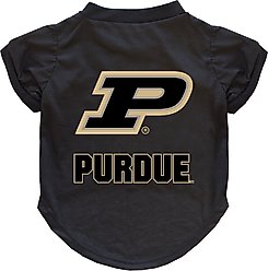 Littlearth NCAA Dog & Cat Tee Shirt, Purdue Boilermakers, X-Small