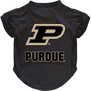 Littlearth NCAA Dog & Cat Tee Shirt, Purdue Boilermakers, X-Small
