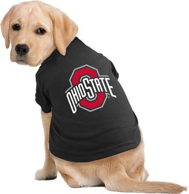 Show full view: Littlearth NCAA Dog & Cat Tee Shirt, Ohio State Buckeyes, X-Large slide 2 of 6