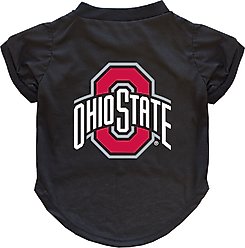 Littlearth NCAA Dog & Cat Tee Shirt, Ohio State Buckeyes, Large