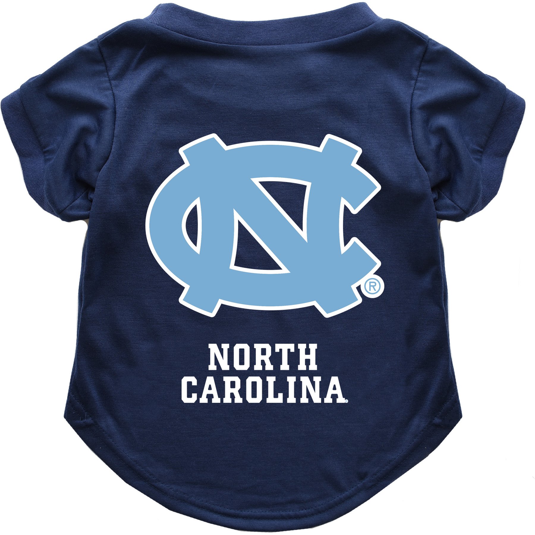 Littlearth NCAA Dog & Cat Tee Shirt, North Carolina Tar Heels, Medium