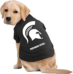 Littlearth NCAA Dog & Cat Tee Shirt, Michigan State Spartans, X-Large slide 2 of 5