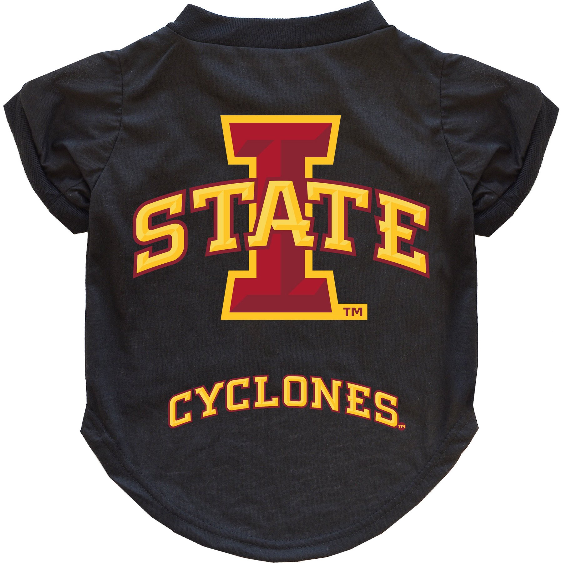 Littlearth NCAA Dog & Cat Tee Shirt, Iowa State Cyclones, Medium