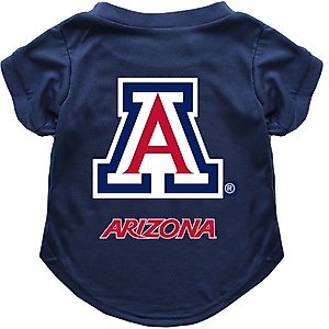 Littlearth NCAA Dog & Cat Tee Shirt, Arizona Wildcats, X-Large