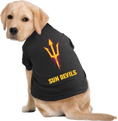 Show full view: Littlearth NCAA Dog & Cat Tee Shirt, Arizona State Sun Devils, Small slide 3 of 7
