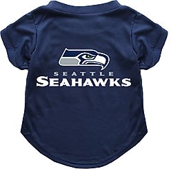 Littlearth NFL Dog & Cat Tee Shirt, Seattle Seahawks, Medium