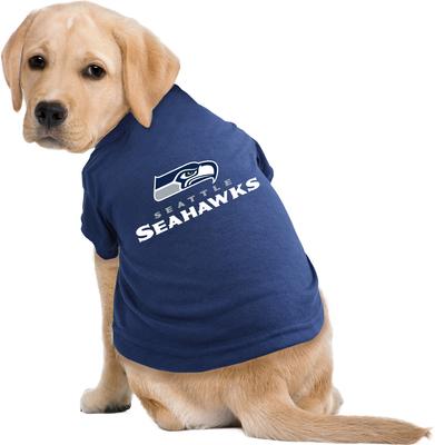Show full view: Littlearth NFL Dog & Cat Tee Shirt, Seattle Seahawks, Medium slide 2 of 5