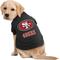 Show in main carousel: Littlearth NFL Dog & Cat Tee Shirt, San Francisco 49ers, X-Large slide 3 of 6