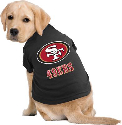 Show full view: Littlearth NFL Dog & Cat Tee Shirt, San Francisco 49ers, X-Large slide 3 of 6
