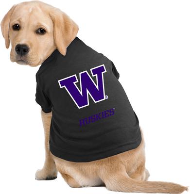 Show full view: Littlearth NCAA Dog & Cat Tee Shirt, Washington Huskies, Large slide 2 of 6