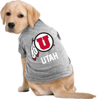 Show full view: Littlearth NCAA Dog & Cat Tee Shirt, Utah Utes, Large slide 2 of 6