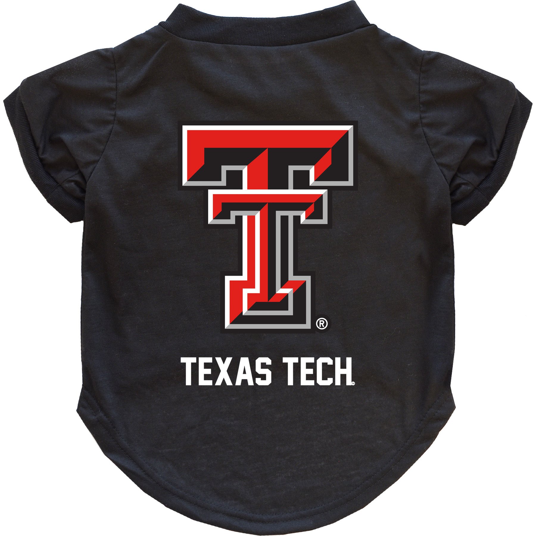 Littlearth NCAA Dog & Cat Tee Shirt, Texas Tech Red Raiders, Small