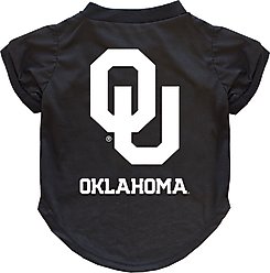 Littlearth NCAA Dog & Cat Tee Shirt, Oklahoma Sooners, Small