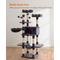 Show in main carousel: FEANDREA 64.6-in Multi-Level Cat Tree with Hammock, Smoky Gray slide 3 of 9