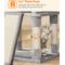 Show in main carousel: FEANDREA 67-in Multi-Level Cat Tree, Light Gray slide 5 of 9