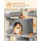 Show in main carousel: FEANDREA 67-in Multi-Level Cat Tree, Light Gray slide 4 of 9