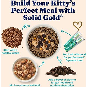 Solid Gold High Protein Real Chicken & Eggs Grain-Free Dry Cat Food, 12-lb bag