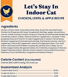 Solid Gold Real Chicken, Lentil & Apple Recipe Grain-Free Indoor Dry Cat Food, 12-lb bag slide 2 of 9