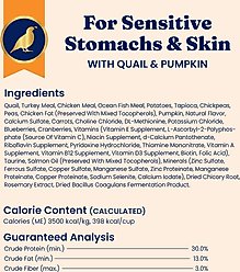 Solid Gold Sensitive Stomach Quail & Pumpkin Grain-Free Dry Cat Food, 6-lb bag slide 2 of 9