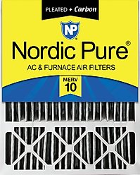 Nordic Pure Lennox X6673_X6675 MERV 10 Pleated Plus Carbon Replacement Filter, 20 x 25 x 5-in LxRED, 1 count