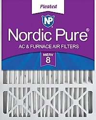 Nordic Pure Lennox X6673_X6675 Replacement MERV 8 Air Filters, 20 x 25 x 5-in LxRED, 1 count