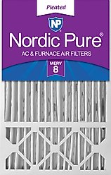 Nordic Pure Honeywell/Lennox Replacement MERV 8 Air Filters, 16 x 25 x 5-in H, 1 count
