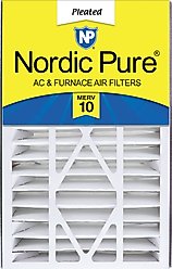 Nordic Pure Air Bear Replacement 255649-105 MERV 10 Air Filters, 16 x 25 x 5-in AB, 1 count slide 1 of 8