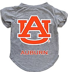 Littlearth NCAA Dog & Cat Tee Shirt, Auburn Tigers, Medium