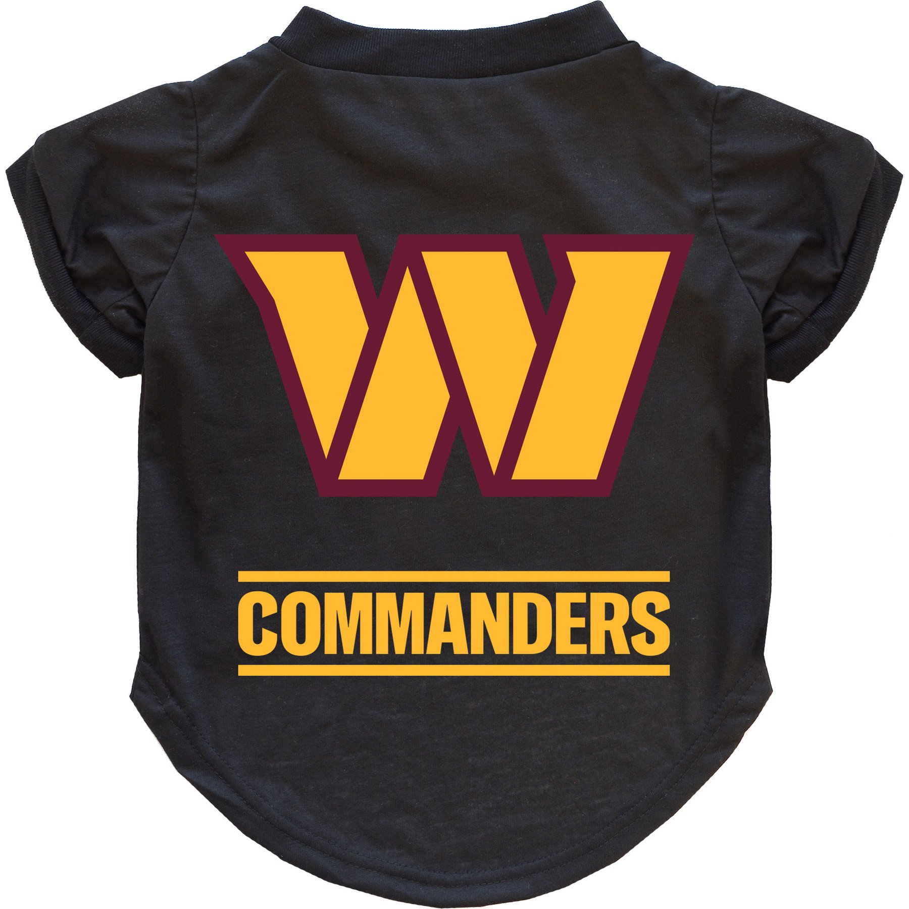 Littlearth NFL Dog & Cat Tee Shirt, Washington Commanders, Small