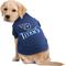 Show in main carousel: Littlearth NFL Dog & Cat Tee Shirt, Tennessee Titans, X-Large slide 2 of 5