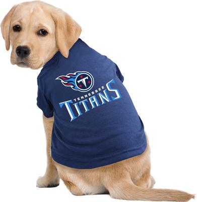 Show full view: Littlearth NFL Dog & Cat Tee Shirt, Tennessee Titans, X-Large slide 2 of 5