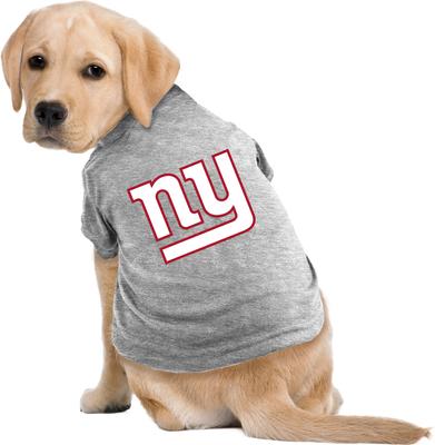 Show full view: Littlearth NFL Dog & Cat Tee Shirt, New York Giants, X-Small slide 2 of 5