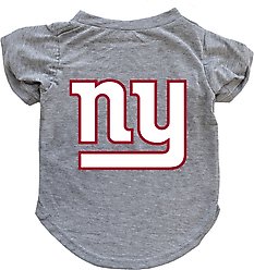 Littlearth NFL Dog & Cat Tee Shirt, New York Giants, X-Large