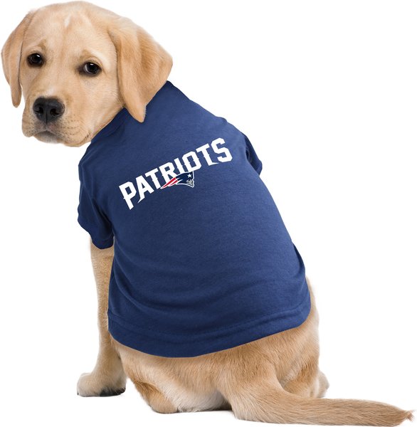 Show full view: Littlearth NFL Dog & Cat Tee Shirt, New England Patriots, X-Small slide 2 of 5