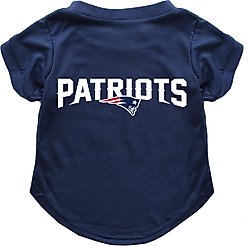 Littlearth NFL Dog & Cat Tee Shirt, New England Patriots, X-Small