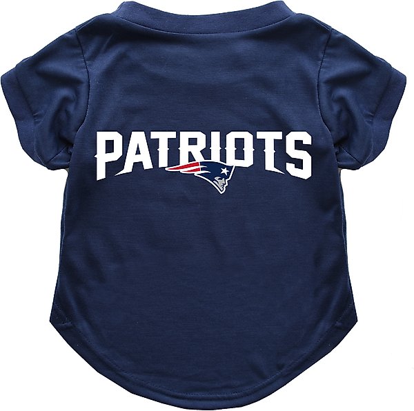 Show full view: Littlearth NFL Dog & Cat Tee Shirt, New England Patriots, X-Small slide 1 of 5