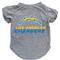 Show in main carousel: Littlearth NFL Dog & Cat Tee Shirt, Los Angeles Chargers, Medium slide 1 of 6