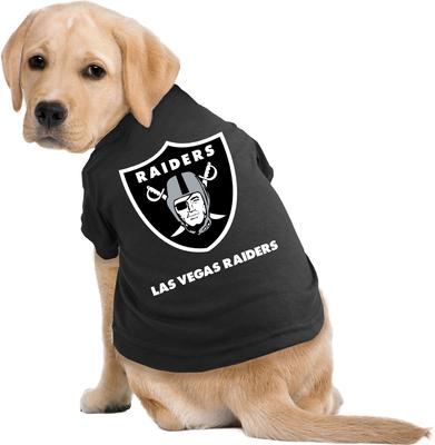 Show full view: Littlearth NFL Dog & Cat Tee Shirt, Las Vegas Raiders, Medium slide 3 of 6