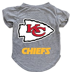 Littlearth NFL Dog & Cat Tee Shirt, Kansas City Chiefs, X-Large