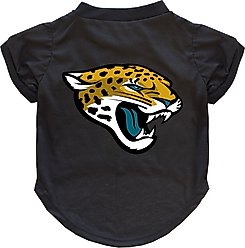 Littlearth NFL Dog & Cat Tee Shirt, Jacksonville Jaguars, X-Large