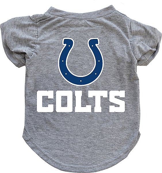 Show full view: Littlearth NFL Dog & Cat Tee Shirt, Indianapolis Colts, Small slide 1 of 5