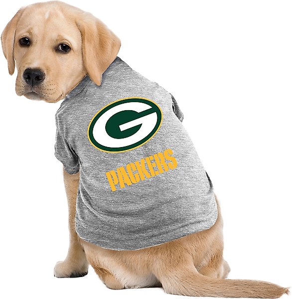 Show full view: Littlearth NFL Dog & Cat Tee Shirt, Green Bay Packers, Small slide 2 of 5