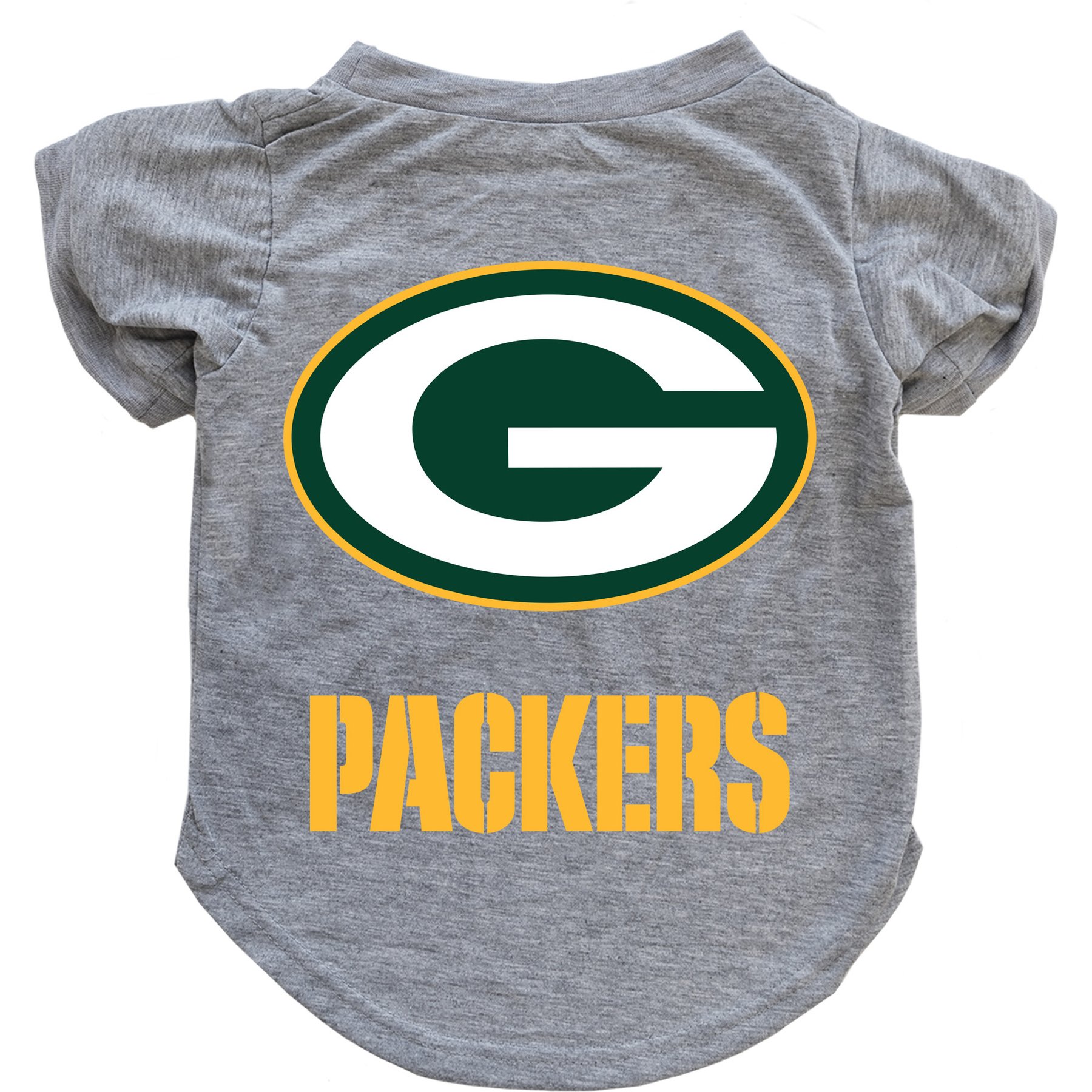 Littlearth NFL Dog & Cat Tee Shirt, Green Bay Packers, Small