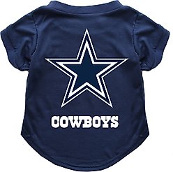 Littlearth NFL Dog & Cat Tee Shirt, Dallas Cowboys, Small