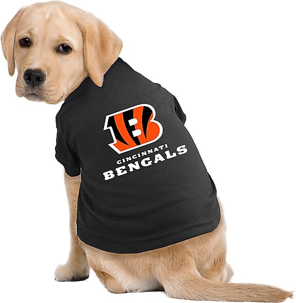 Show full view: Littlearth NFL Dog & Cat Tee Shirt, Cincinnati Bengals, Large slide 2 of 5